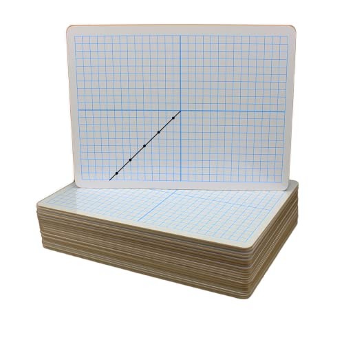 Flipside X/Y Axis/Plain Dry Erase Board 24 Pack