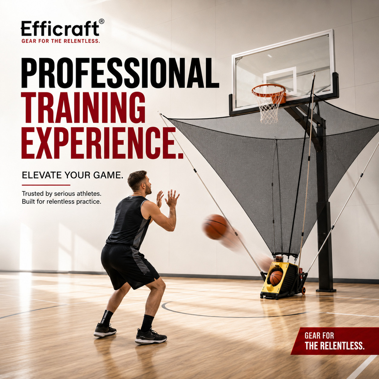 Automatic Basketball Shooting Machine, Dual-Power Rechargeable/Plug-in Shooting