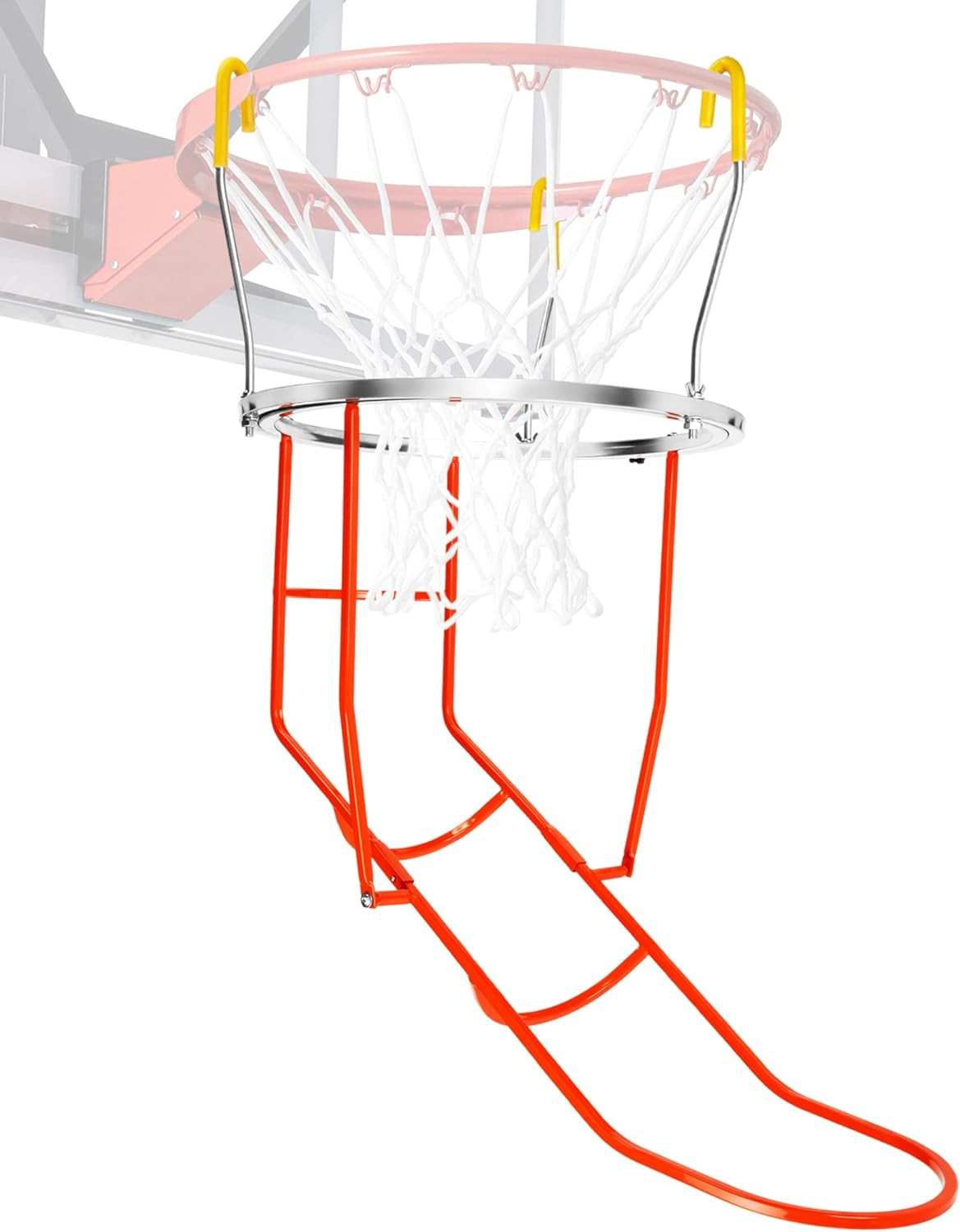 Upgraded Basketball Shot Trainer Rebounder, Heavy Duty Basketball Return Attachm