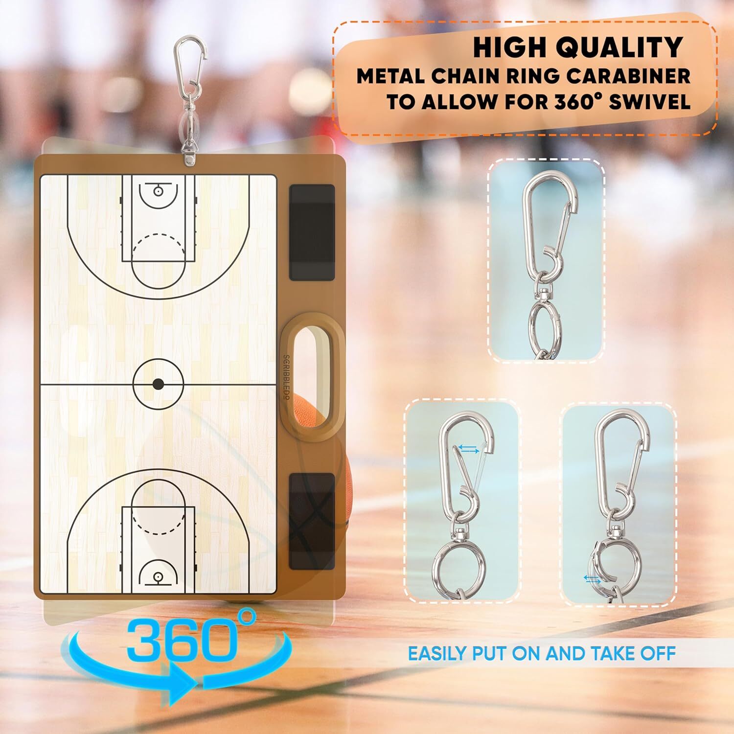 Basketball Dry Erase Board For Coaches 15X10.5 Double Sided Basketball Whiteboar