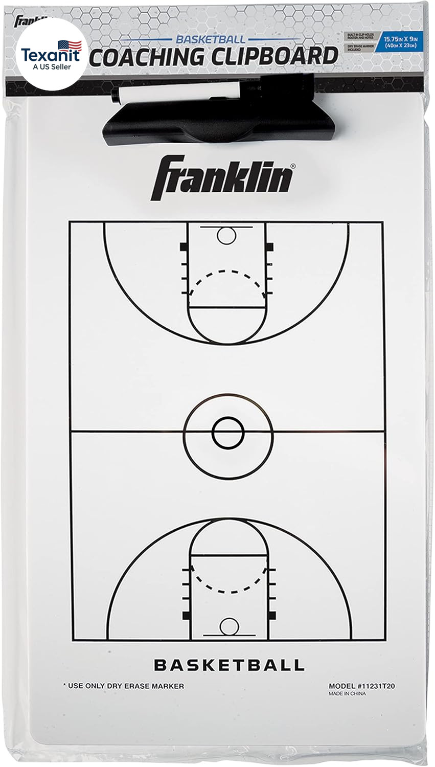 Franklin Sports Coach Clip Board, 15.75X9-Inch
