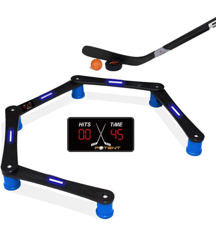 Potent Hockey Training Equipment – Digital Stickhandling Trainer – Portable Ge1