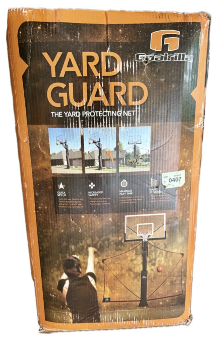 Reduced New Goalrilla B2800W-2MDP Yard Guard Protecting Basketball Net System