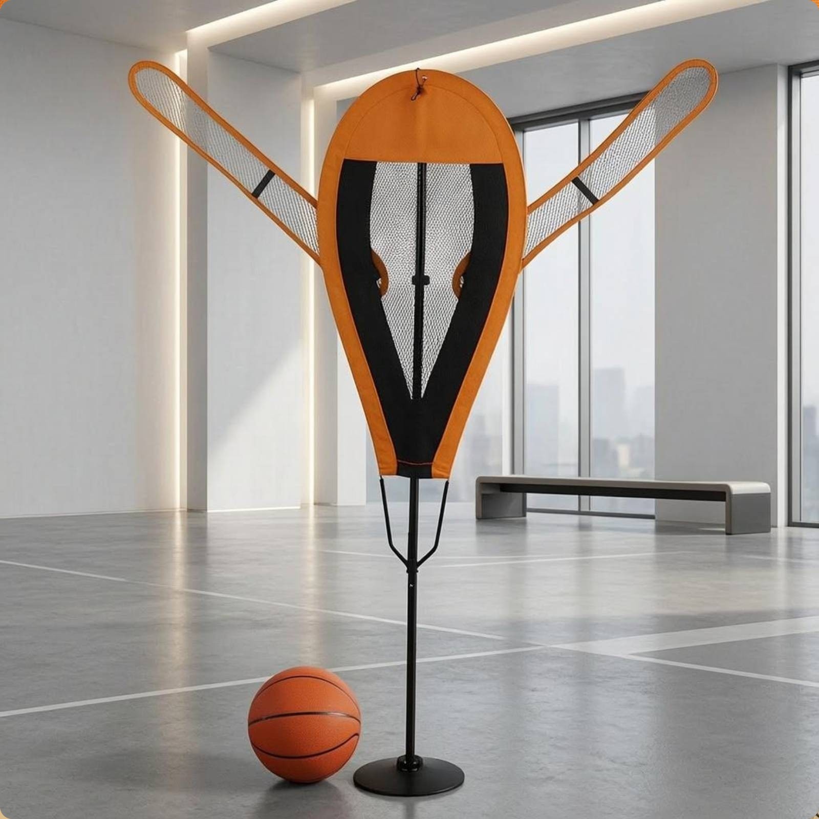 Adjustable Court Sport Defensive Mannequin Long-Lasting Guarding Mannequin