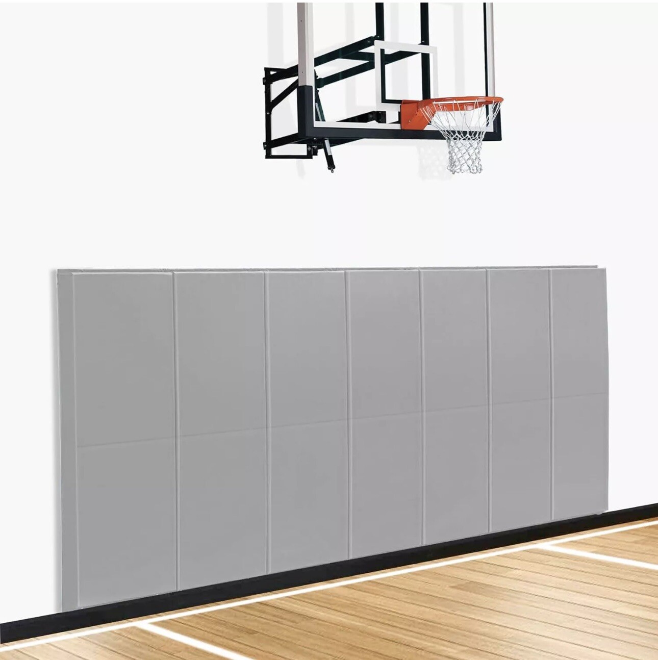 Wall Mount 2″ Thick Foam Protection Pad, Gym Basketball-Court Durable Waterproof