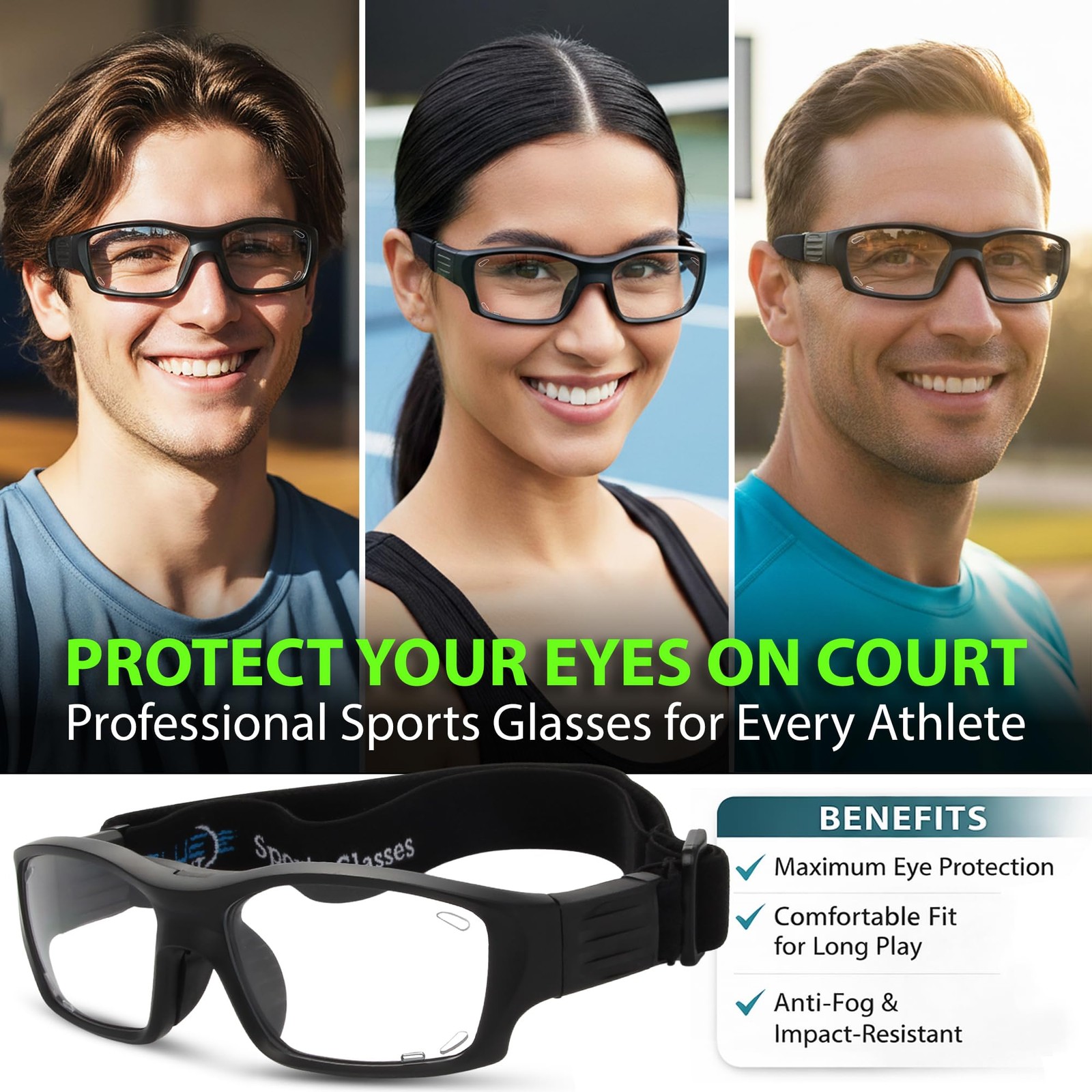 Sports Protection Goggles, Safety Glasses for Basketball, Pickleball and All …