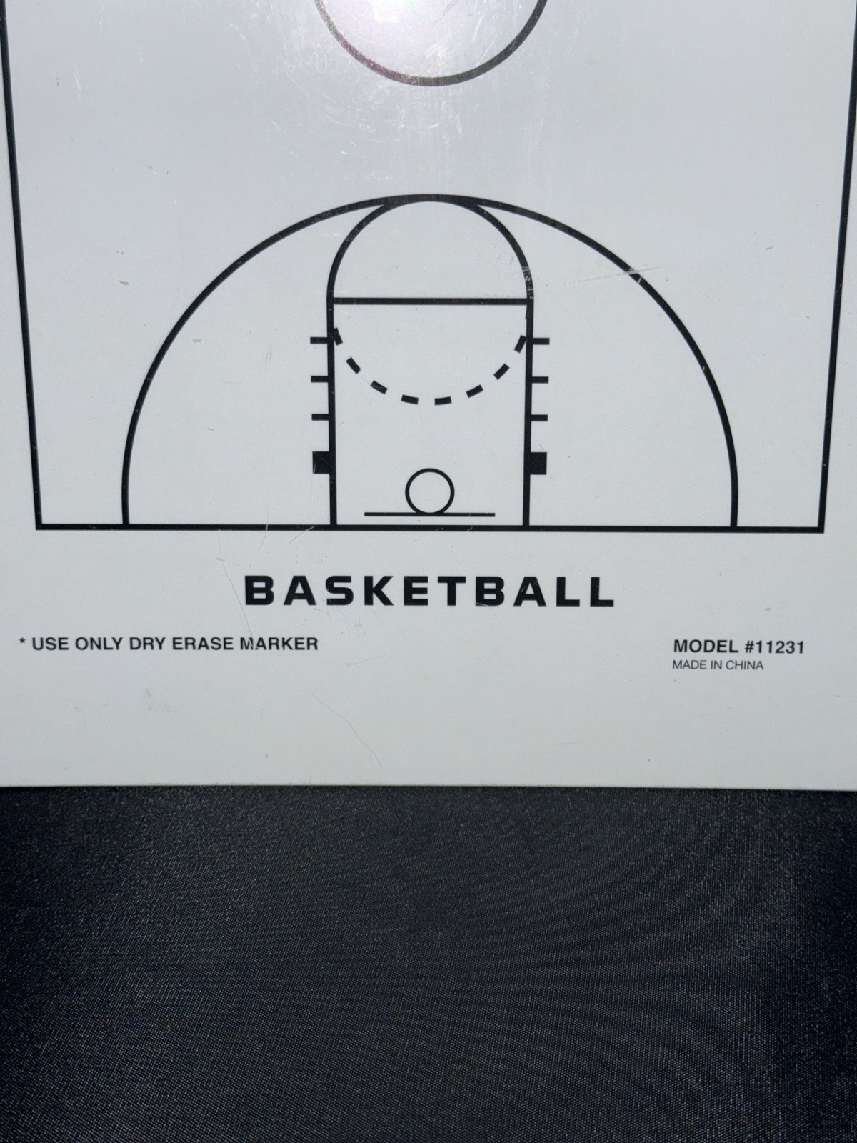 Franklin Basketball Coach Dry Erase 15.75″ x 9″ Clipboard, model #11231, used