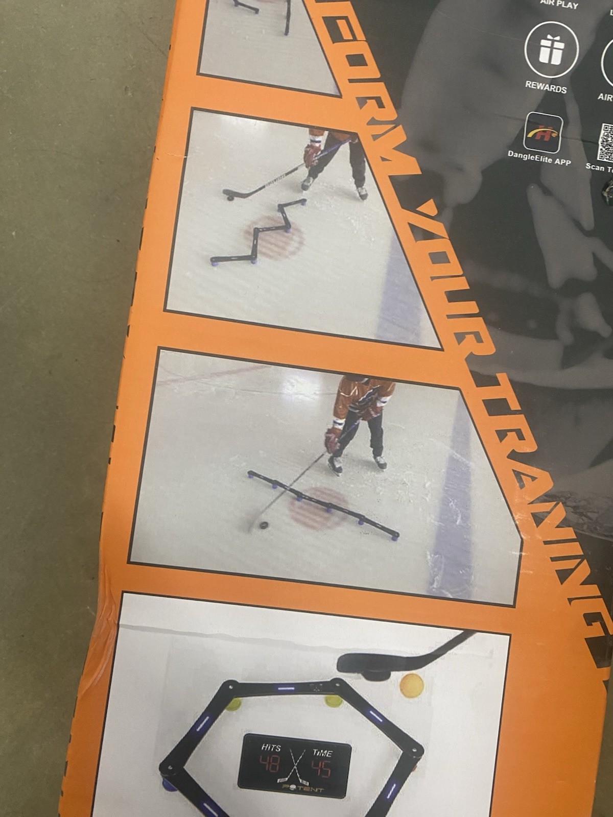 Potent Hockey Training Equipment – Digital Stickhandling Trainer – Portable NEW!