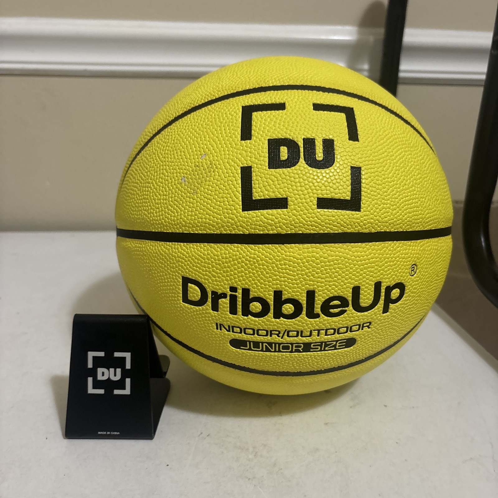 Dribble Up Smart Basketball Junior Size (28.5) Indoor Outdoor Yellow Basketball