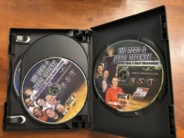The Read & React Offense Better Basketball Coaching 6 DVDs