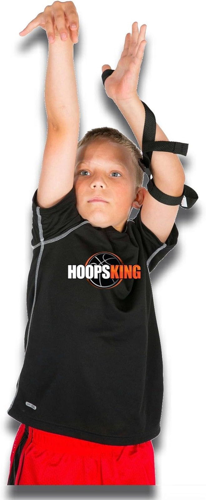 HOOPSKING off or Guide Hand Shooting Aid Perfect Jump Shot Strap – Develop a Tru