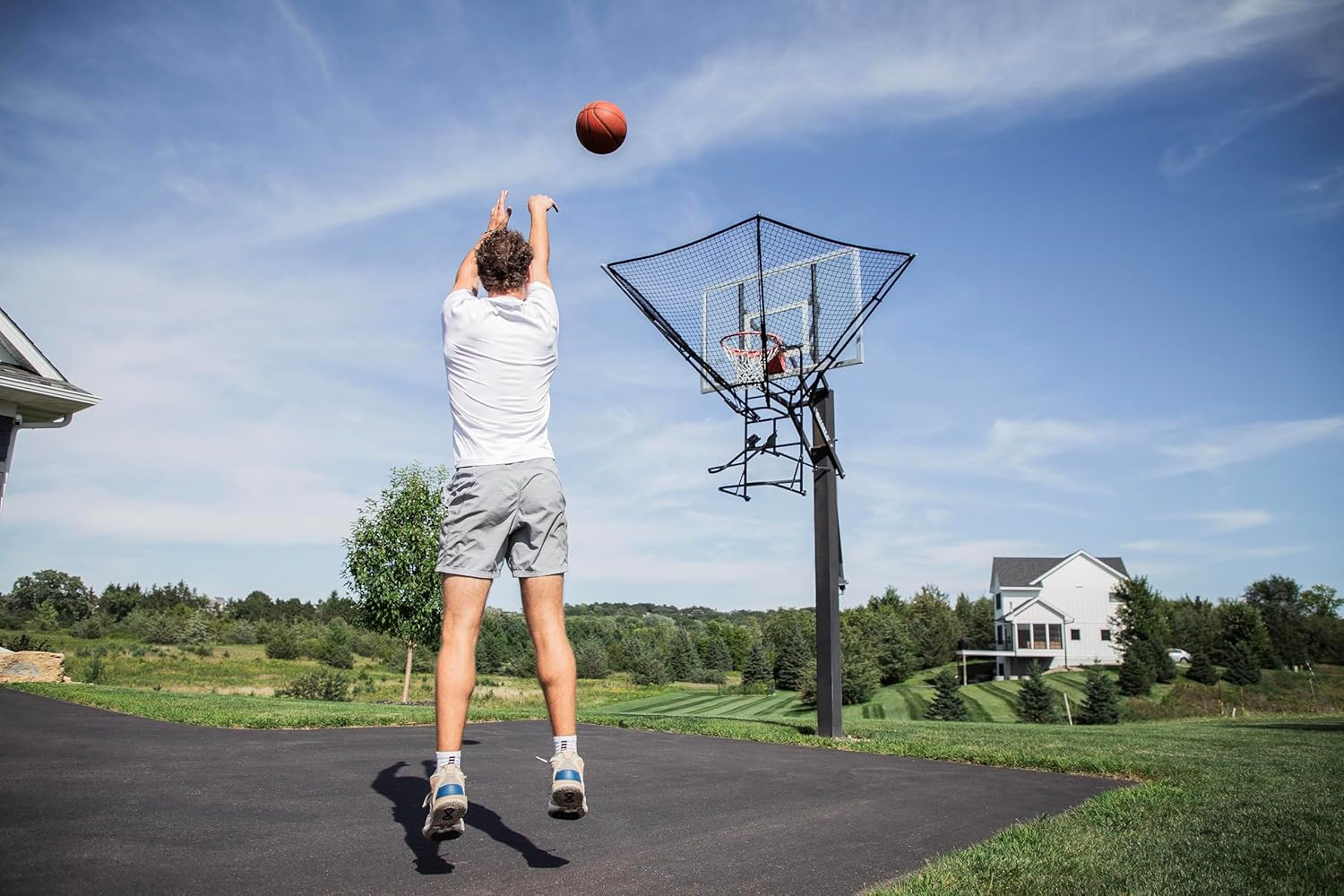 Dr Dish IC3 Basketball Shot Trainer Rebounder Net Return