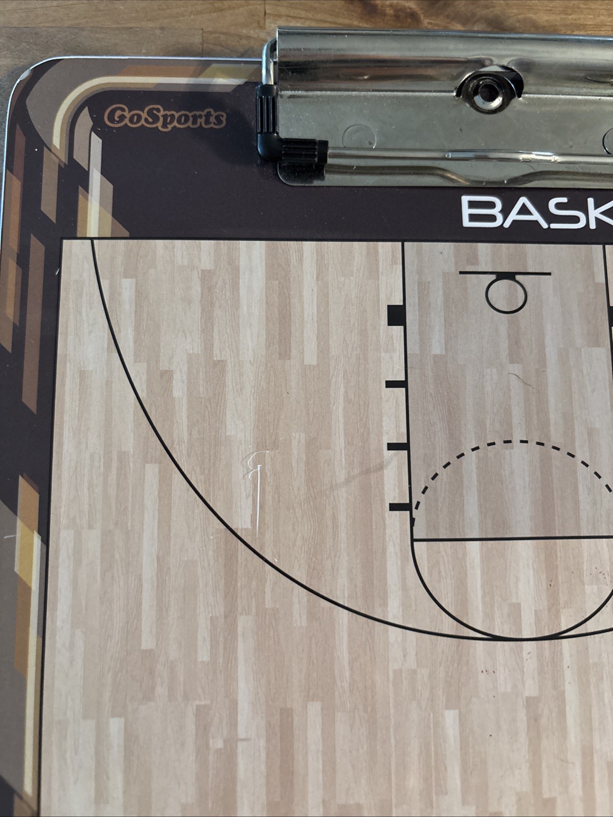 GoSports Clipboard Double Sided Dry Erase Coach Basketball Board L766