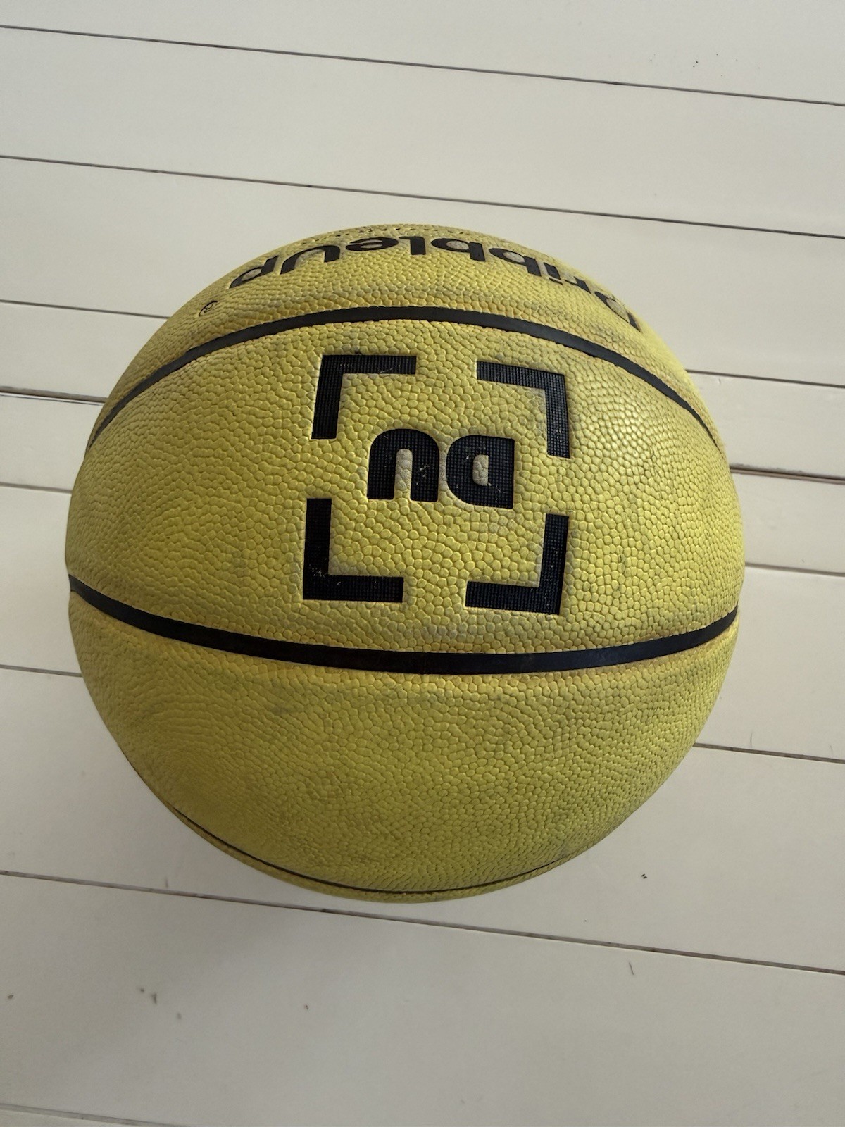 Dribble Up Yellow Smart Basketball Junior Size 28.5 Indoor/Outdoor Ball Only