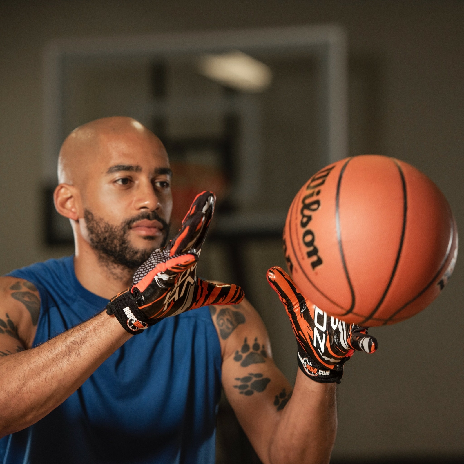 Hoop Handz Weighted Anti-Grip Basketball Training Gloves