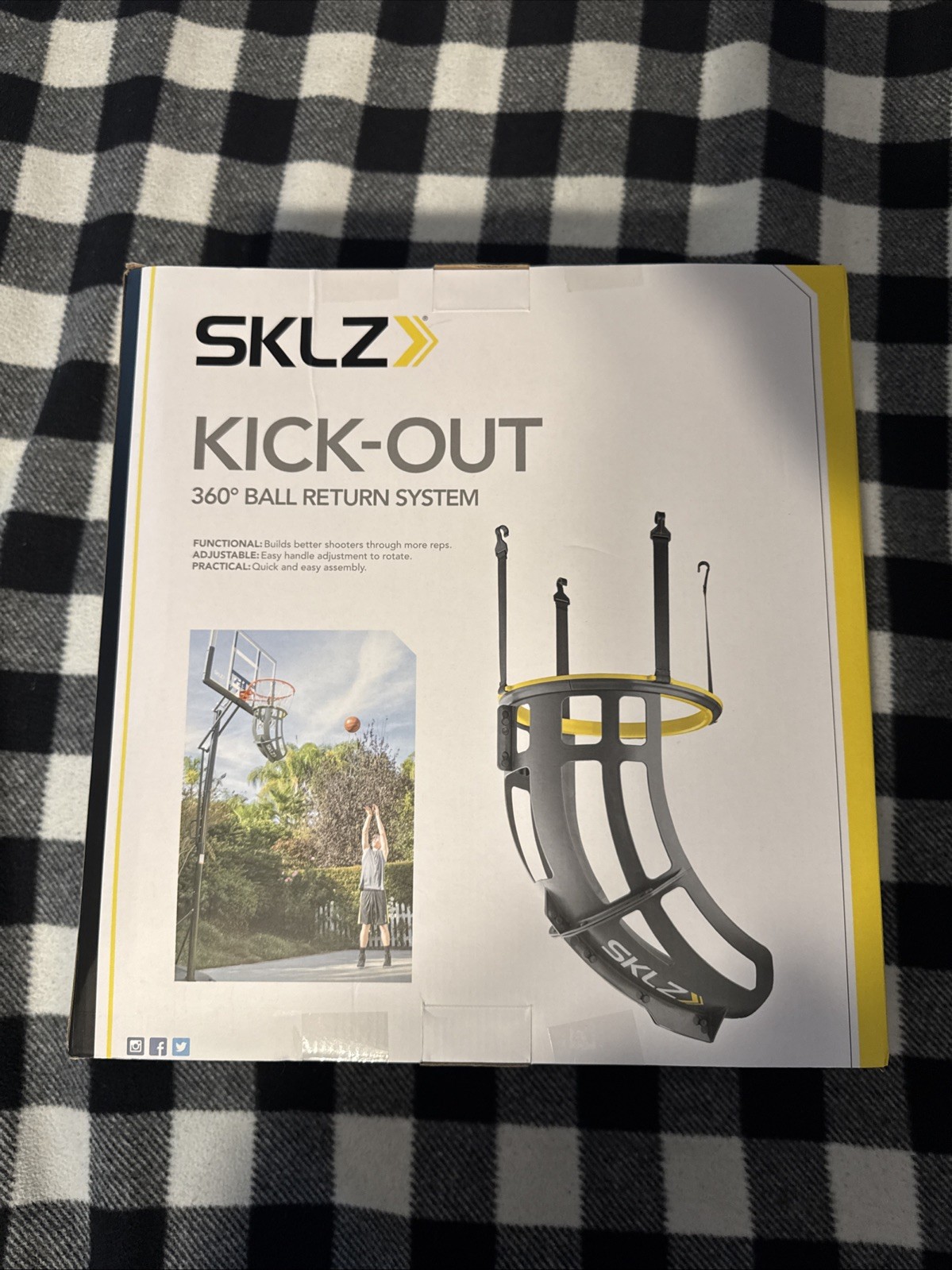 SKLZ Kick-Out Basketball Return Attachment Brand New In Sealed Box