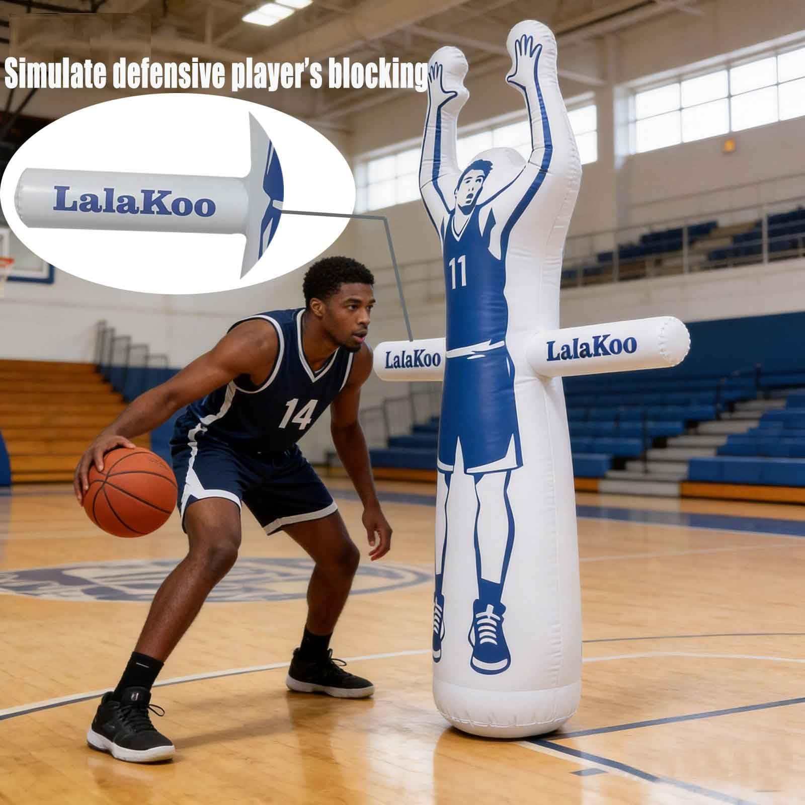 Inflatable Basketball Dummy Defender Tumbler Big Size 7.6FT Huge Basketball T…