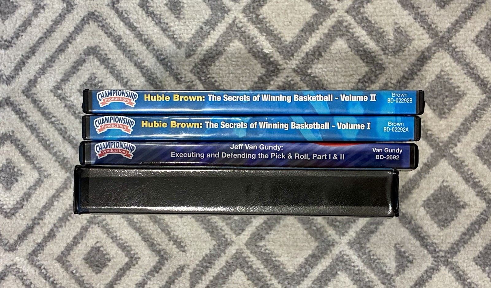 Bundle of 4 Basketball Coaching DVDs by Legendary NBA Coaches