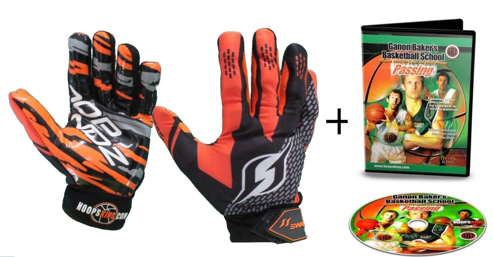 Hoop Handz Weighted Basketball Training Gloves w/ Passing Drills DVD