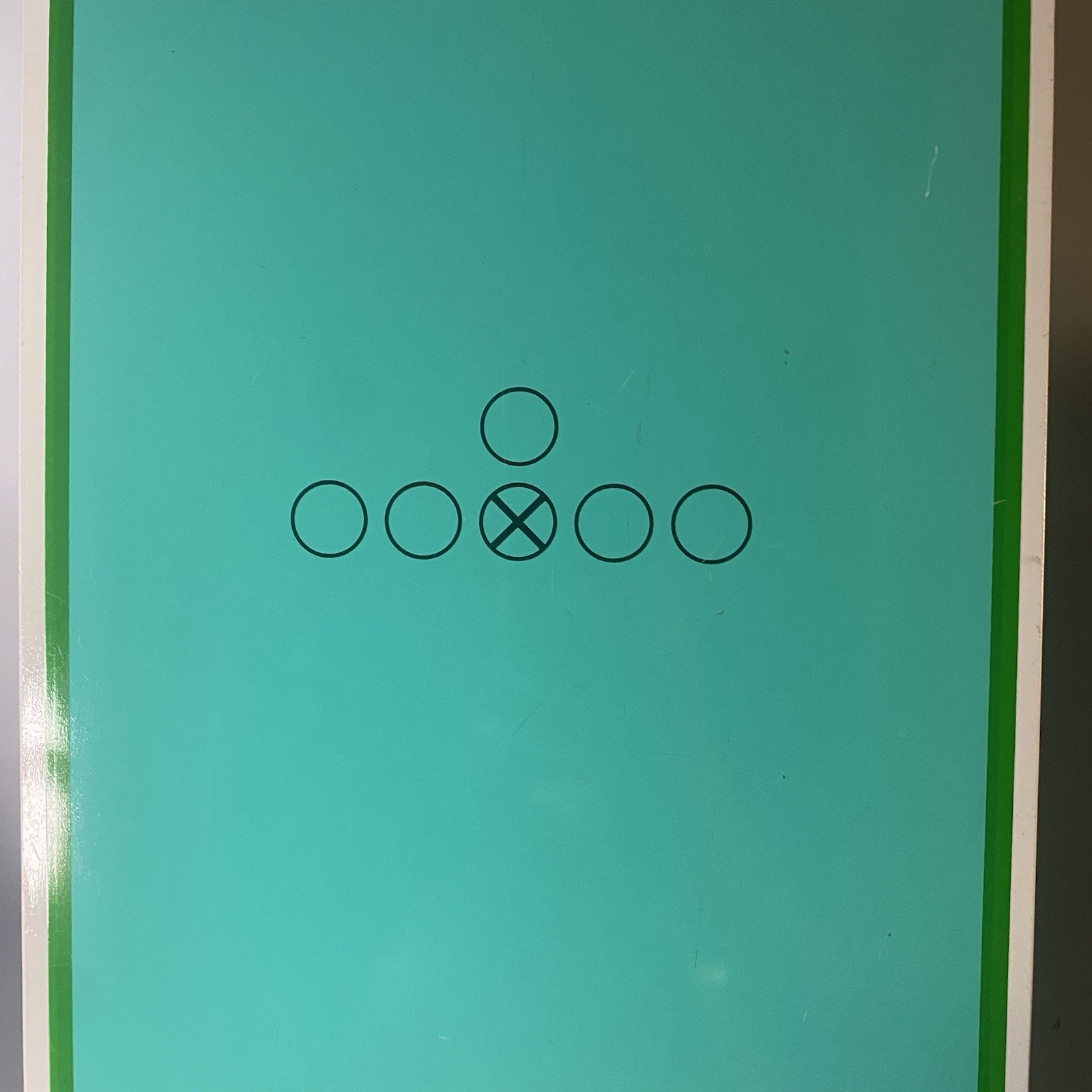 Vintage Champion Sports Football Dry Erase Coaching Clipboard Green