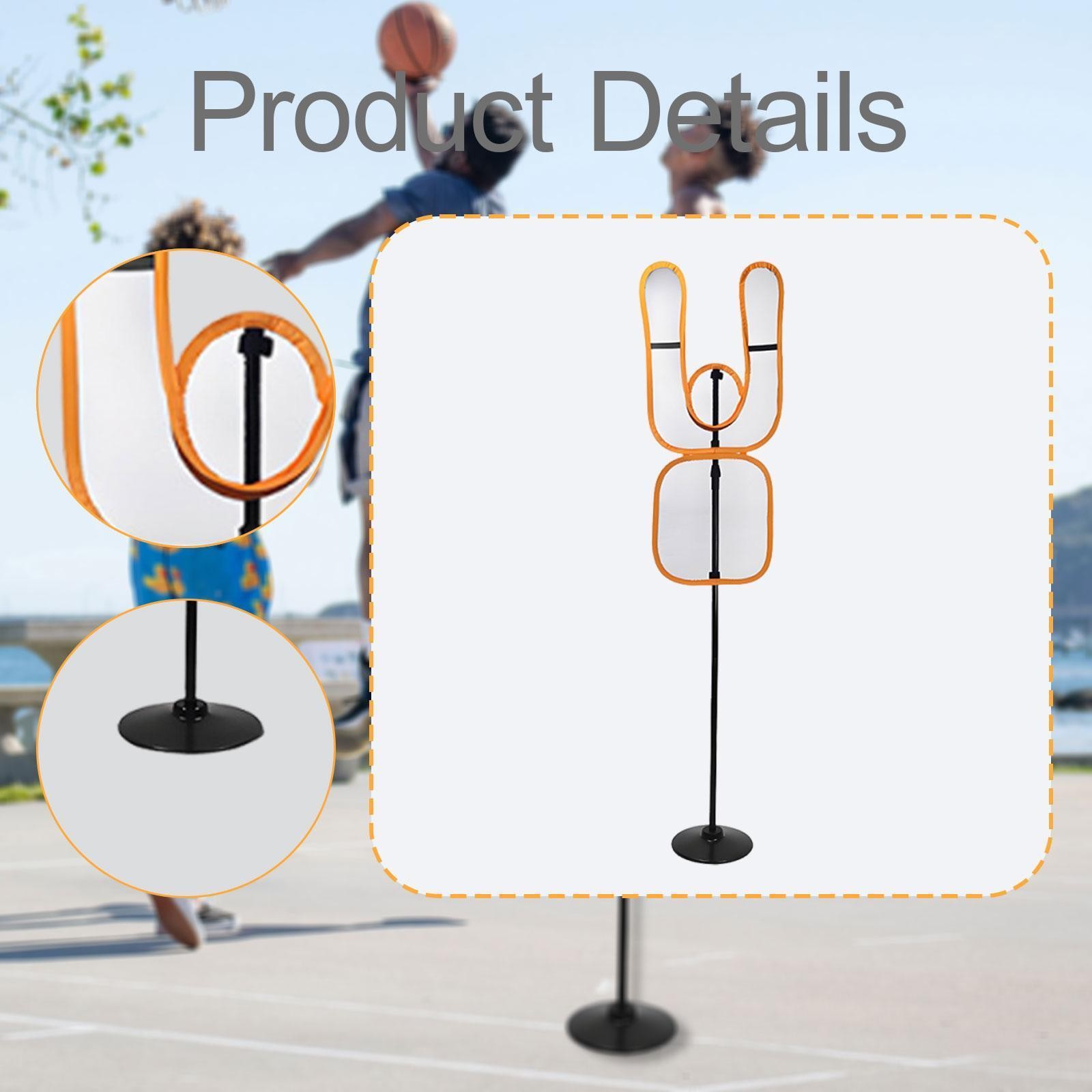 Basketball Dummy Defender Training Equipment Stable Base Multipurpose Portable