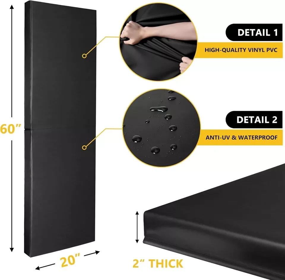 2″ Thick Foam Protection Pad,Gym Basketball-Court Garage Protectors,Gym Wall pad