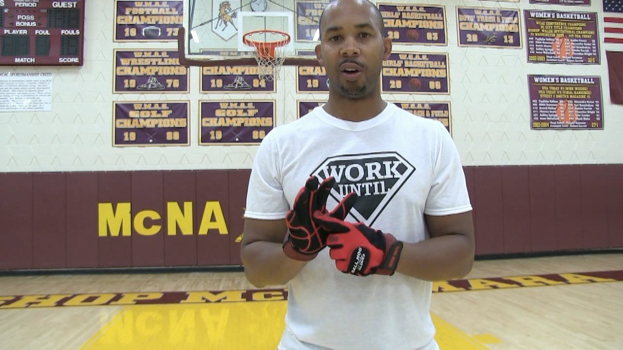 Ball Hog Gloves X-Factor BASKETBALL HANDLING DRIBBLING Dribble Training Aid Gear