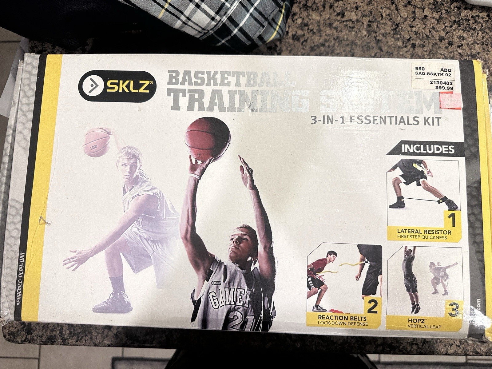 SKLZ Basketball Training System 3-1 Essential Kit Athlete Performance Collection