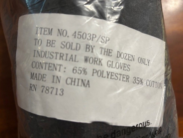 LOT 12 Industrial Work Gloves for Basketball Ballhandling Drills – 2 Available