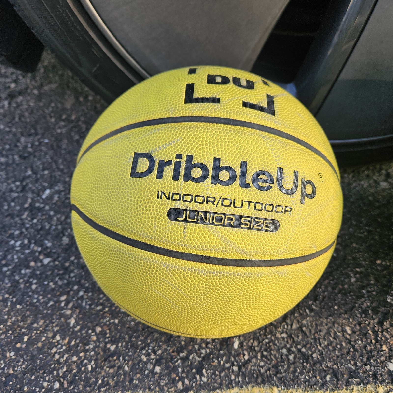 Dribble Up Yellow Smart Basketball Junior Size Indoor/Outdoor Ball Only