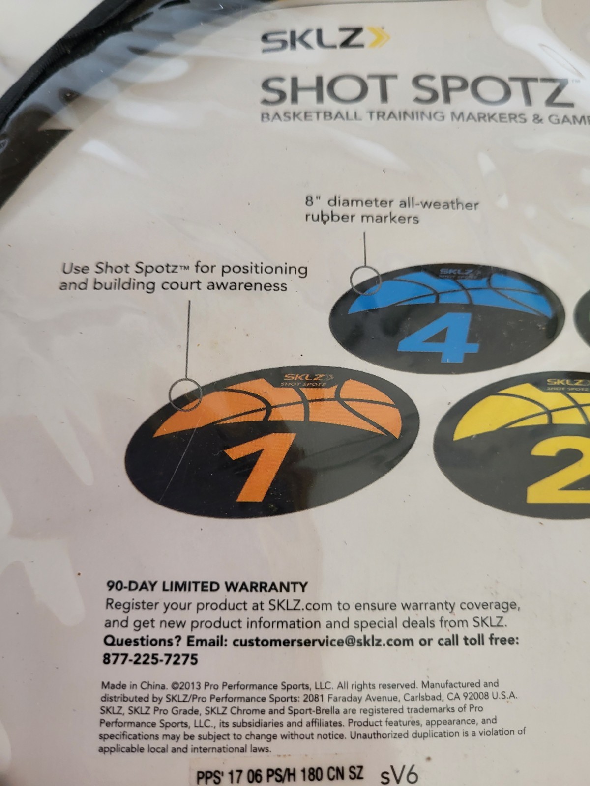 SKLZ Shot Spotz Game Set Basketball Training Markers & Digital Timer