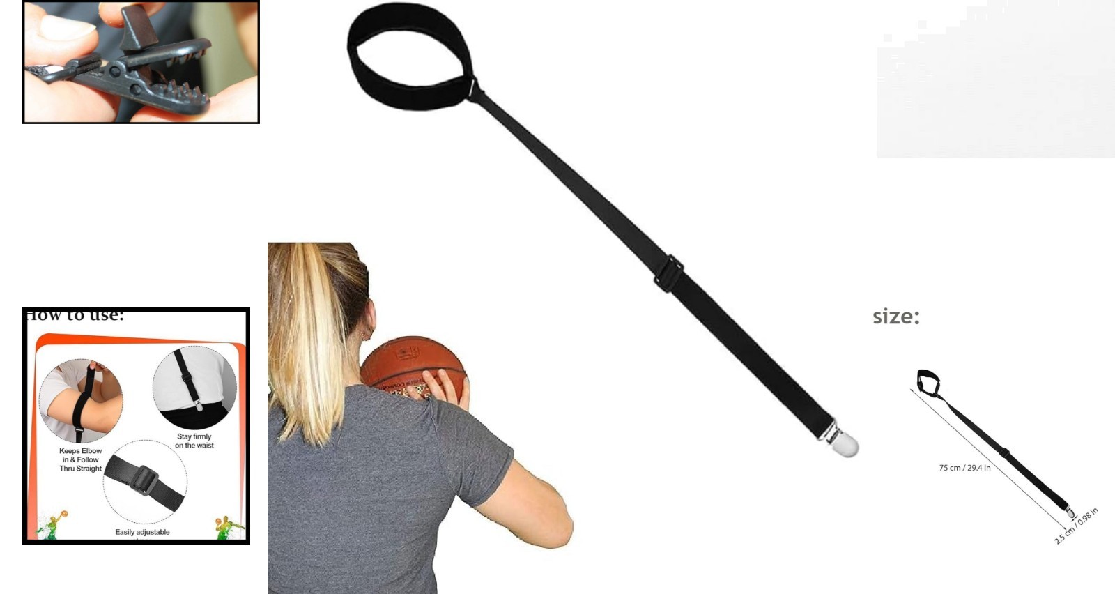 Youth Basketball Shooting Training Aid – Keeps Elbow In for Better Performance