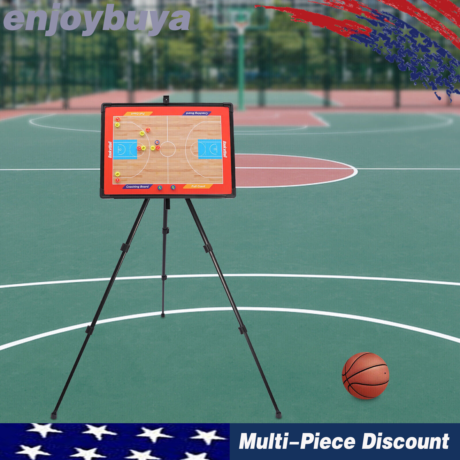 Basketball Tri-pod Tactic Board Basketball Coaching Board Game Plan White Board