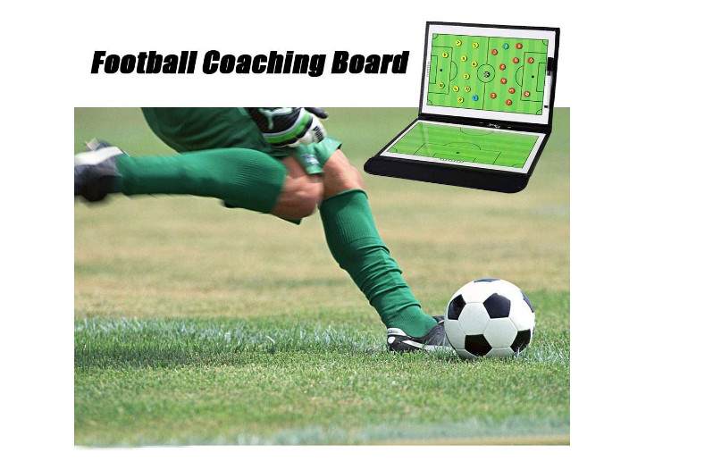 Soccer Coaching Board Football Clipboard Tactical Magnetic Portable Zipper Bag