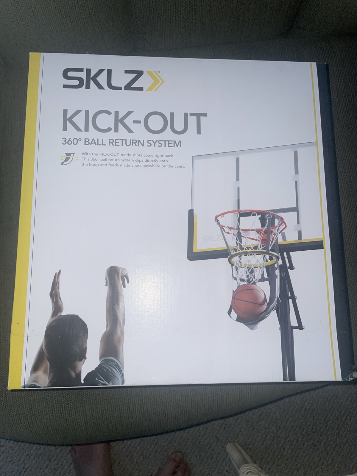 SKLZ Basketball Kick-Out 360 Degree Ball Return System