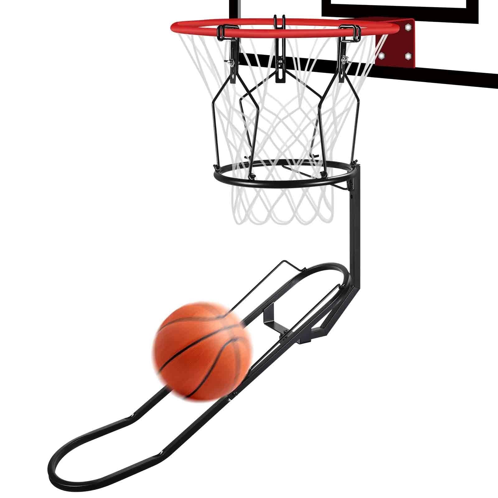 180° Rotatable Basketball Rebounder Return Attachment, Heavy Duty Training Aid,