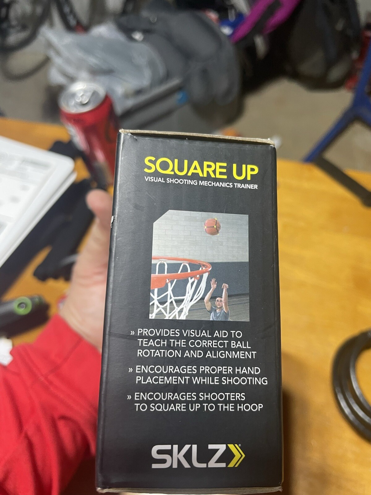 Basketball Visual Shooting Mechanics Trainer Hoops NBA NCAA SKLZ Square Up NEW