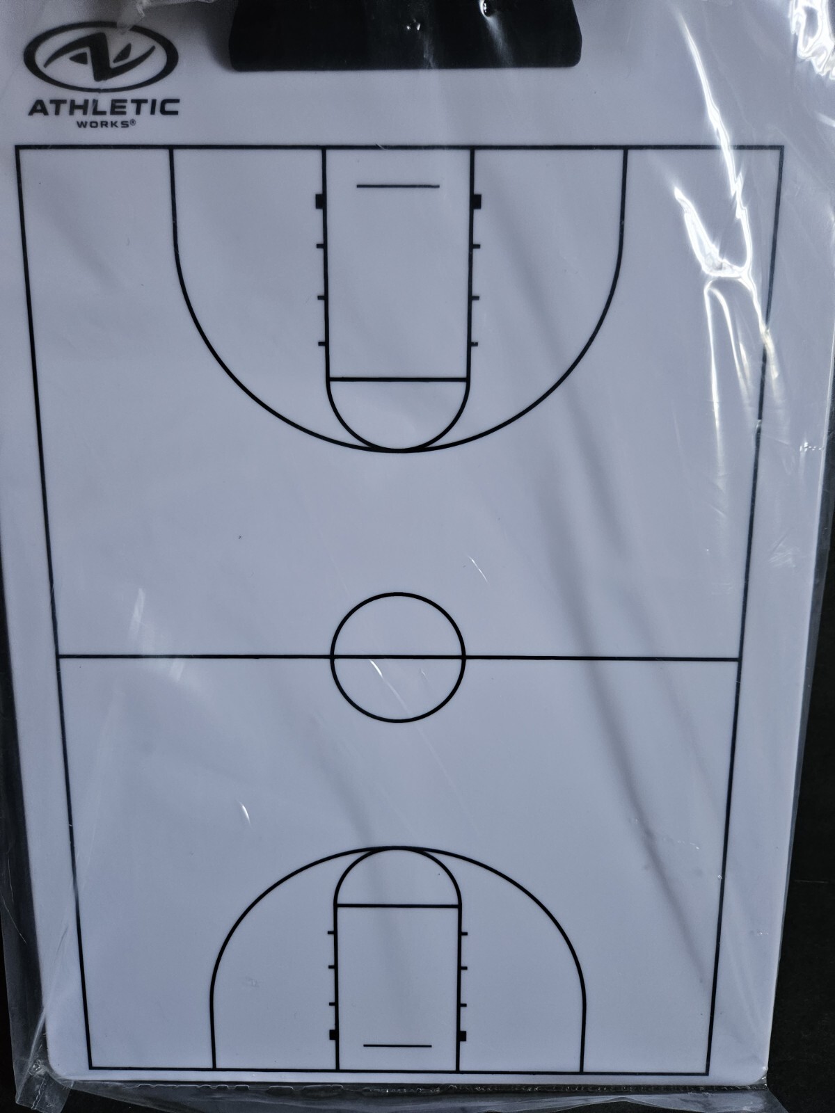 Athletic Works Coaches Dry Erase Clip Board BASKETBALL – NEW