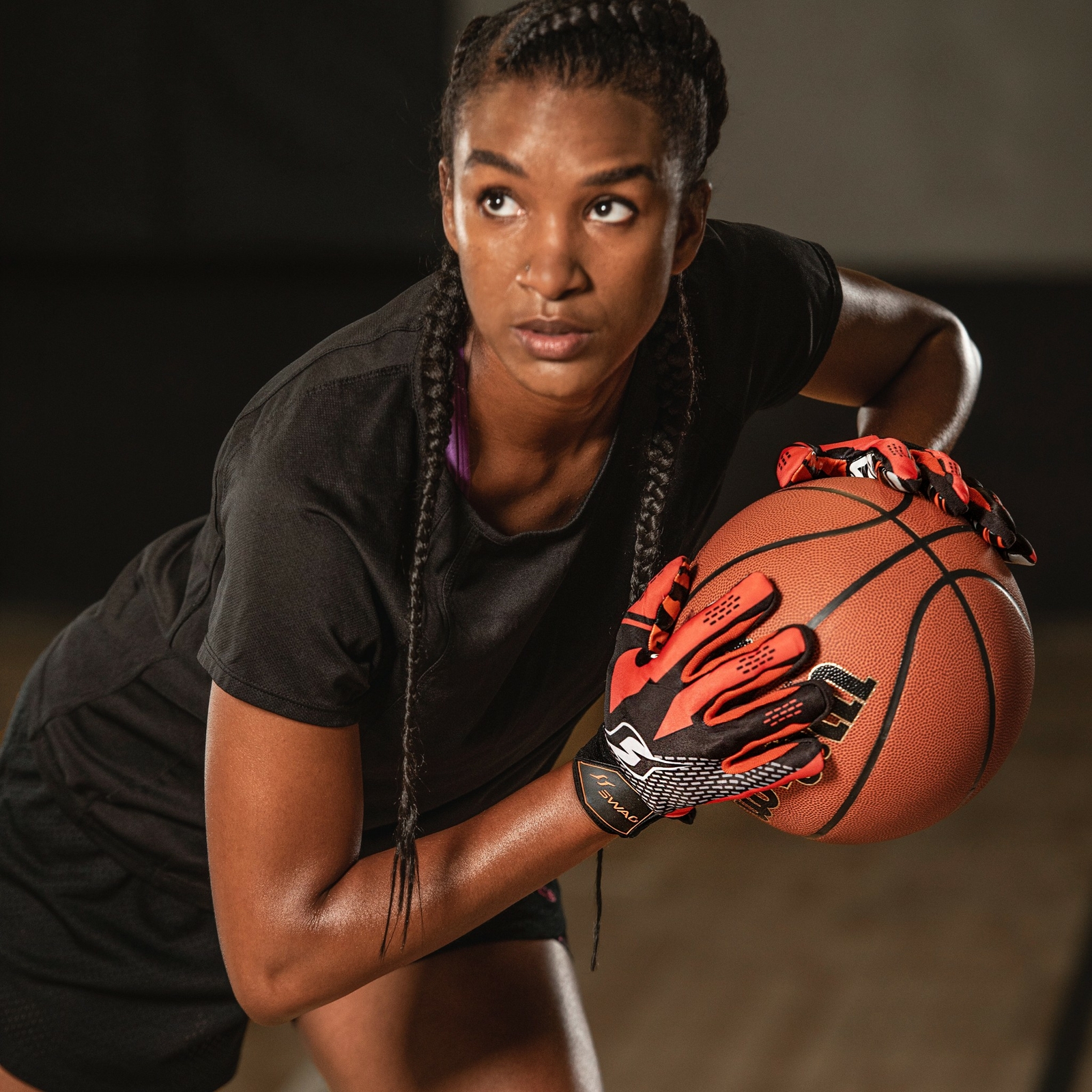 Hoop Handz Weighted Anti-Grip Basketball Training Gloves (Pre-Owned)