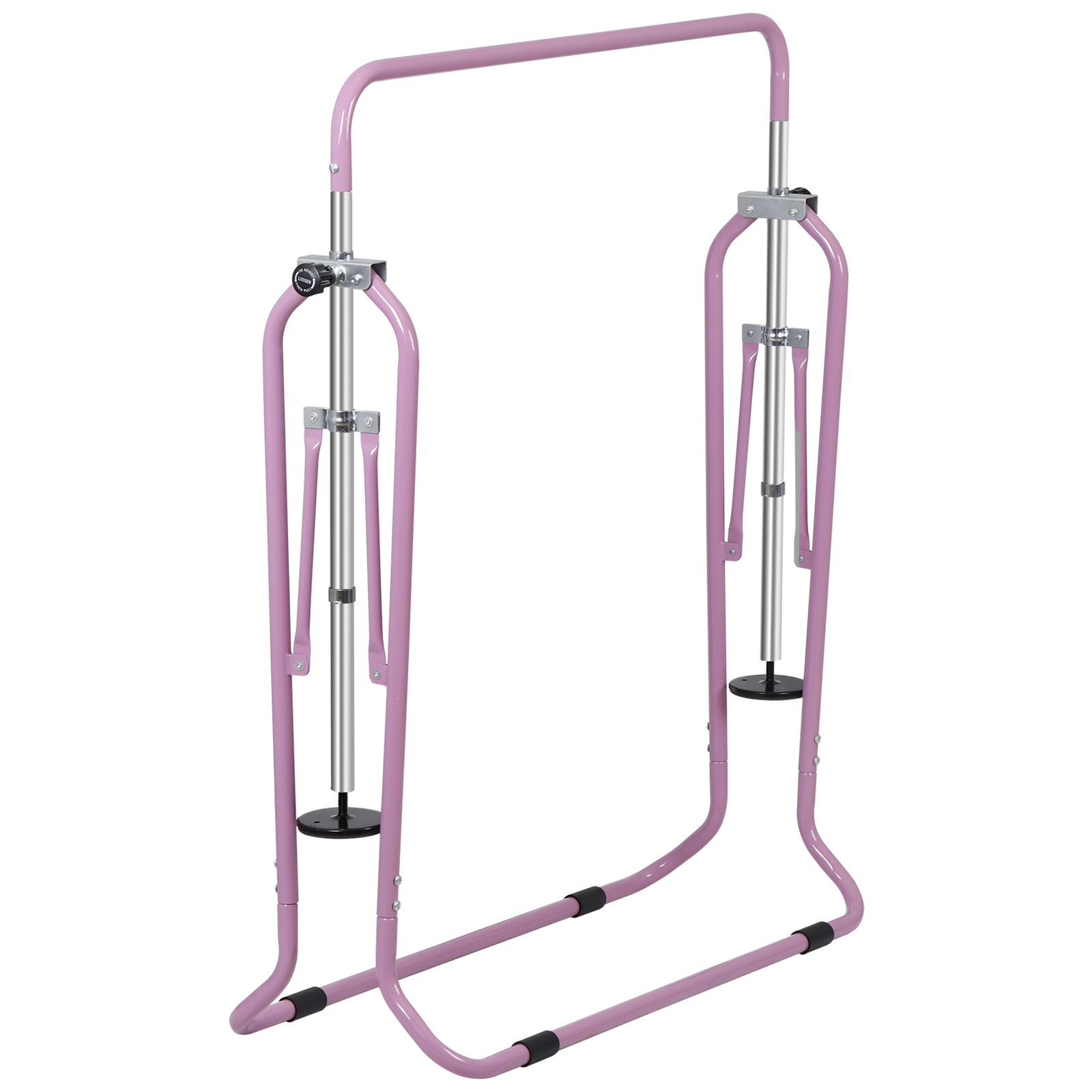 Gymnastics Training Bar Height Adjustable 35″ to 51″ Horizontal Kip Bar for Kids