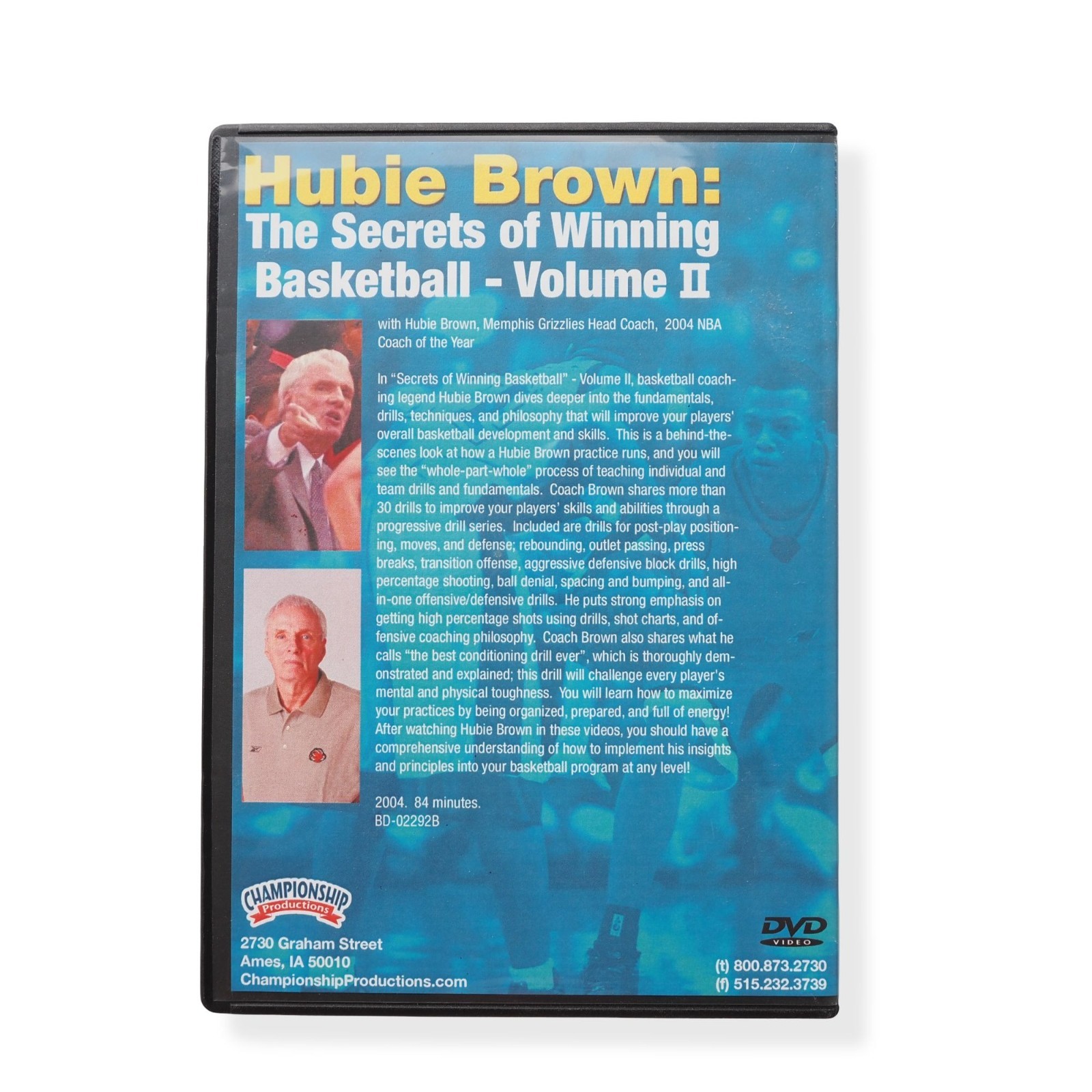 Hubie Brown: The Secrets of Winning Basketball – Volume II