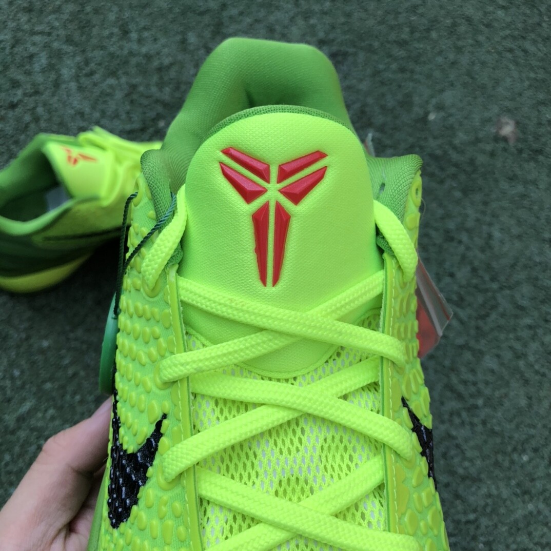 New NK Zoom Kobe 6 Protro Low Grinch CW2190-300 Mens Athletic Shoes Authentic