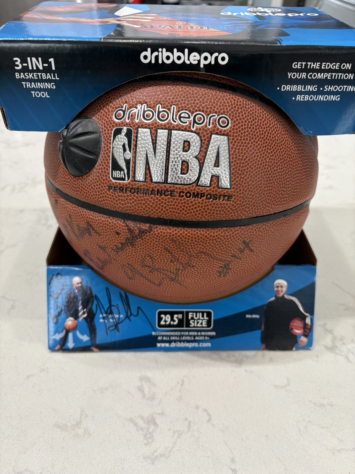 Original Dribble Pro Basketball Training Aid AUTOGRAPH BY HENRY BIBBY