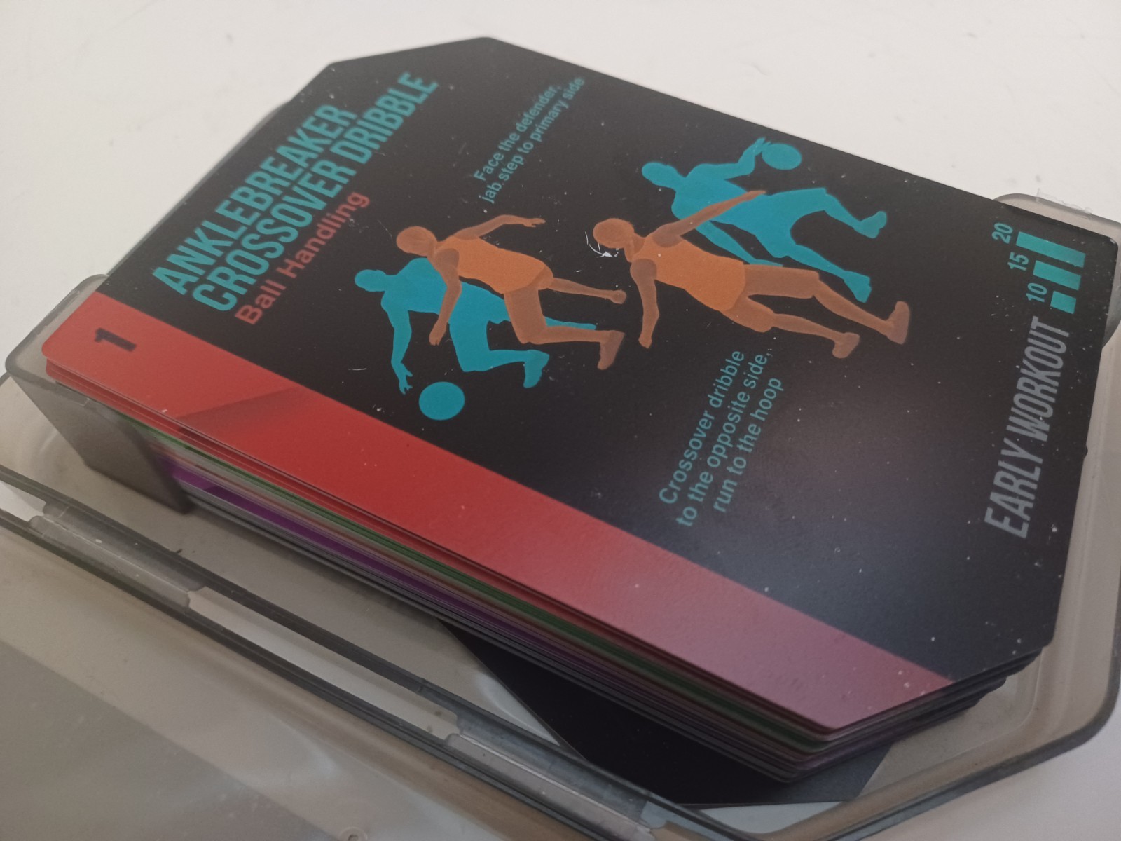 Hot Shots Basketball Drill Cards Deck for All-Around Training Skill Development
