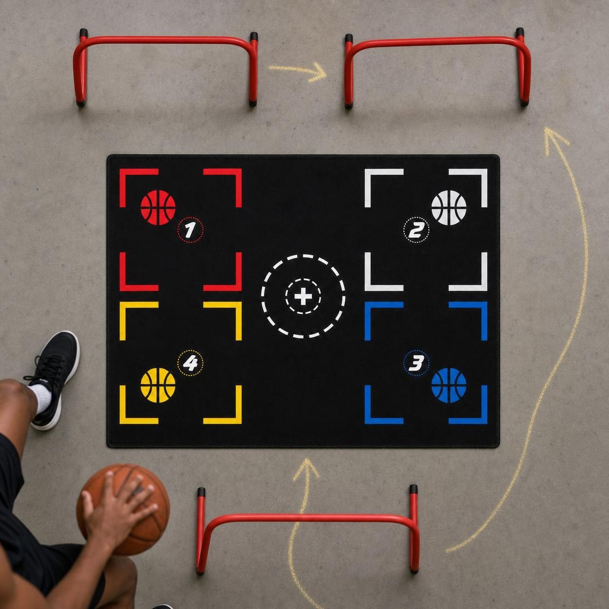Indoor Footwork Training Equipment for Basketball, for Sports – for Kids
