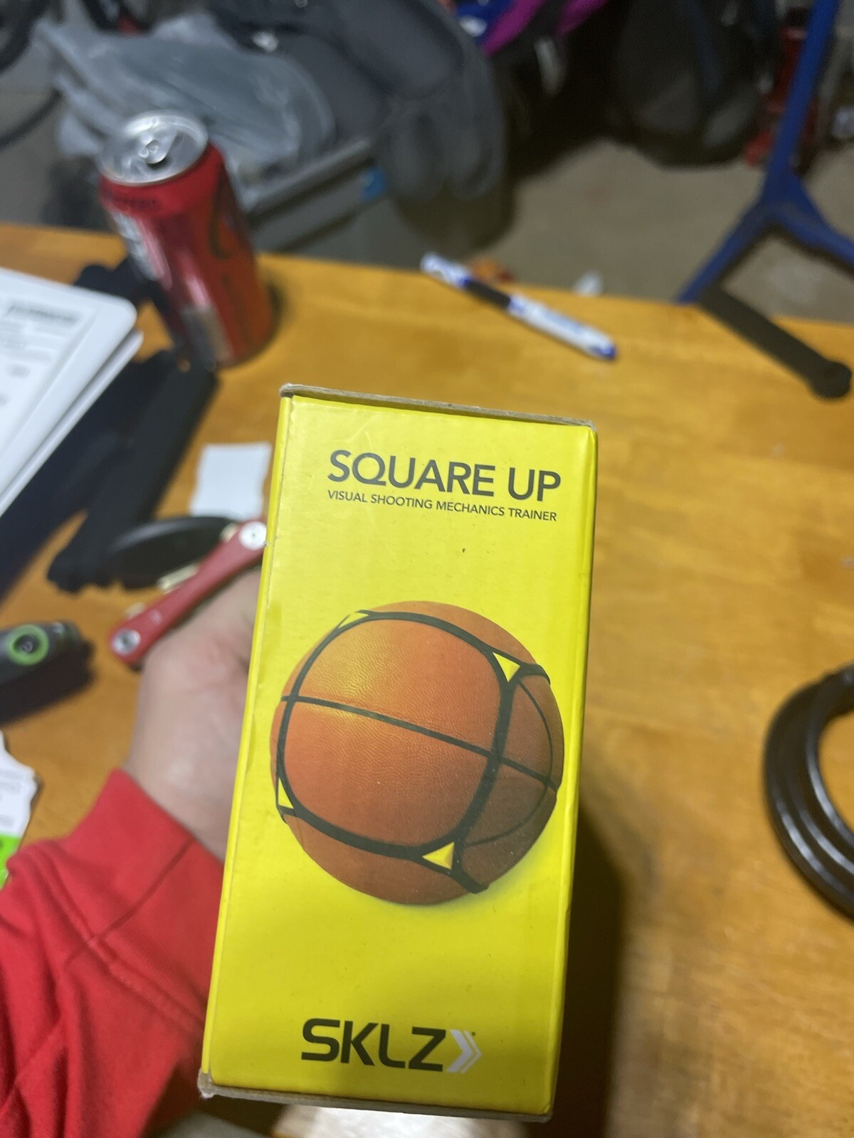 Basketball Visual Shooting Mechanics Trainer Hoops NBA NCAA SKLZ Square Up NEW