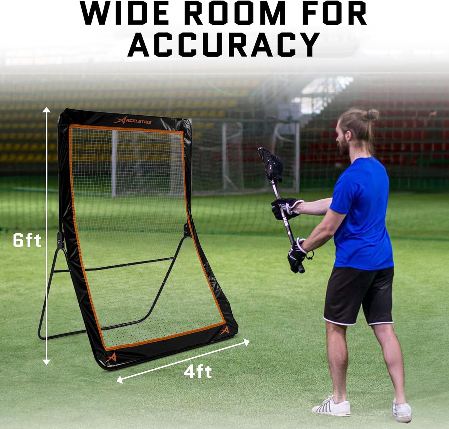 4X6 Lacrosse Rebounder – Versatile Pitchback for Baseball & Volleyball Training