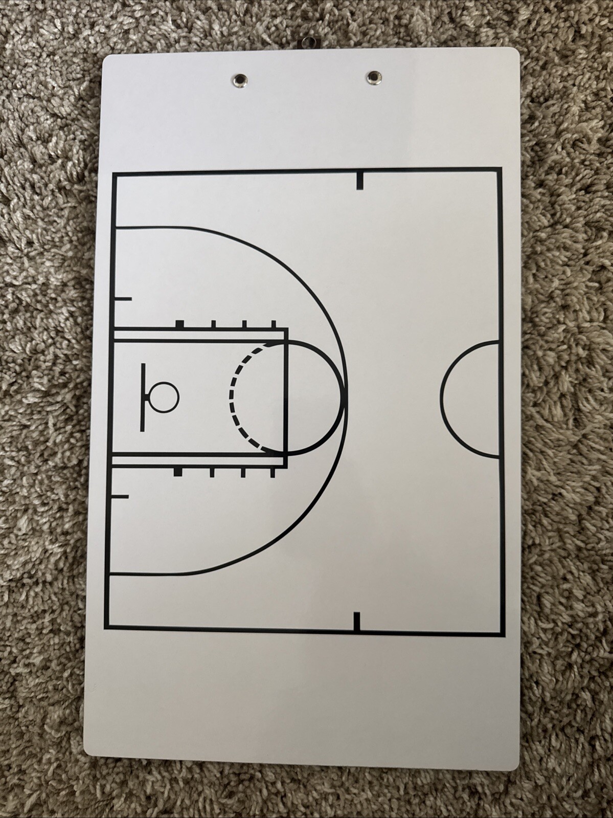 Murray Sporting Goods Dry-Erase Double Sided Basketball Marker Board Clipboard