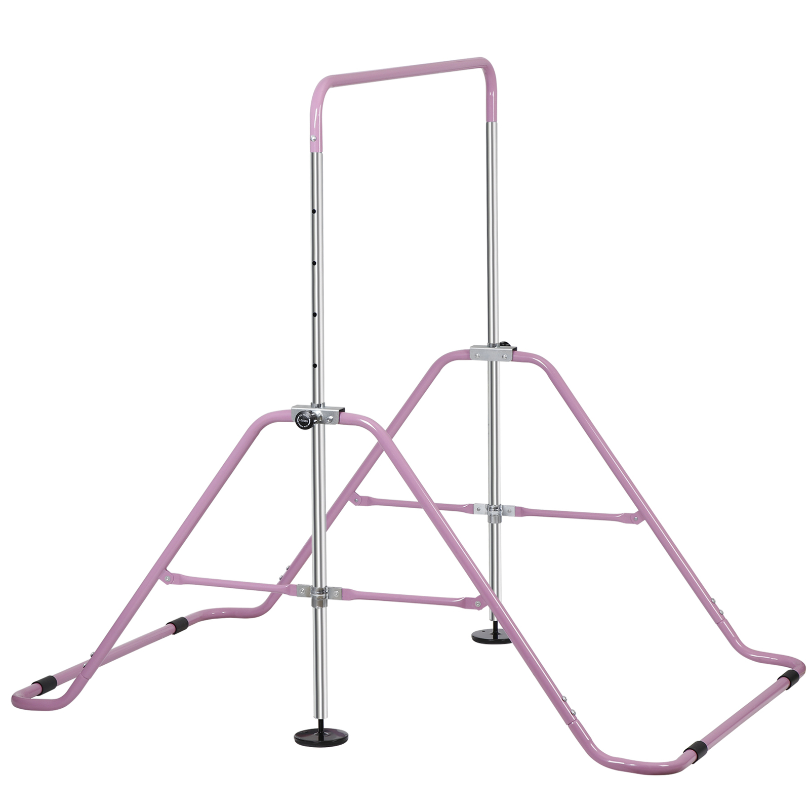 Gymnastics Training Bar Height Adjustable 35″ to 51″ Horizontal Kip Bar for Kids