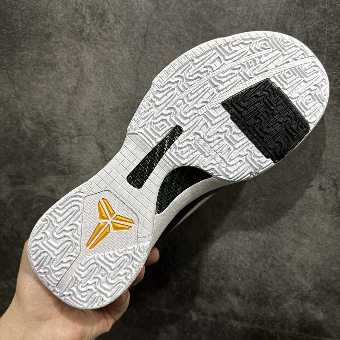 New NK Zoom Kobe ZK5 “Bruce Lee” White Black CD4991-101 Athletic Shoes Authentic